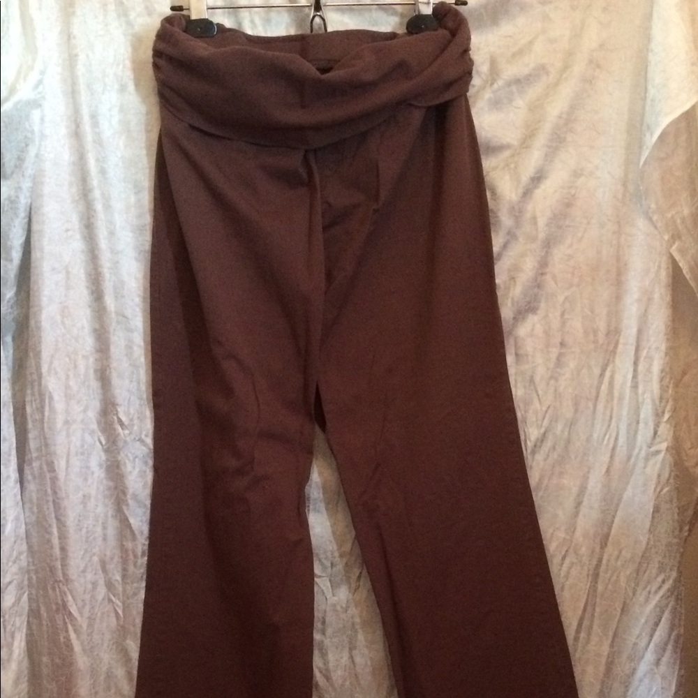 Babystyle Brown Cotton Maternity Pants XL